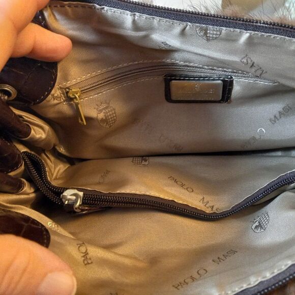 Vintage Paolo Masi Fur and Leather Wristlet Cottagecore Granny Chic Grandmacore - Picture 6 of 10